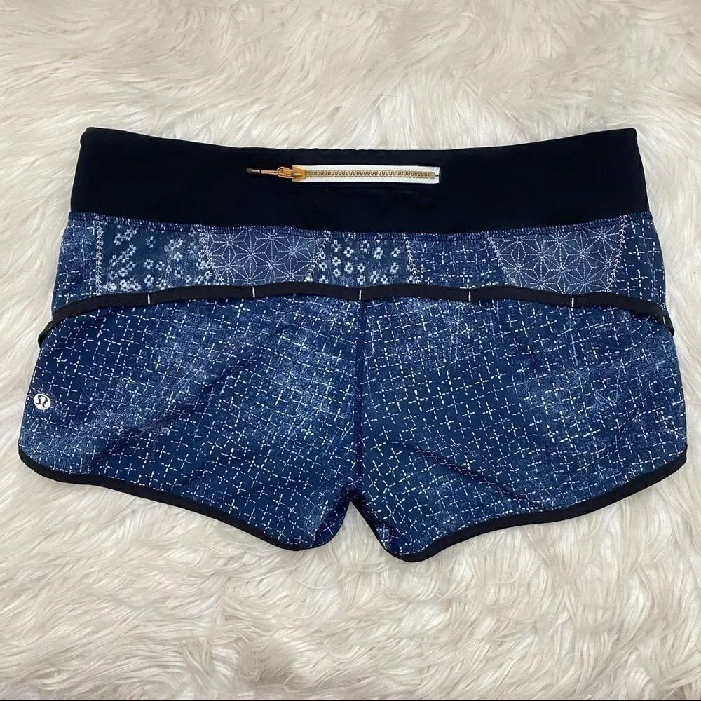 RARE Lululemon Run: Speed Short *Sashiko